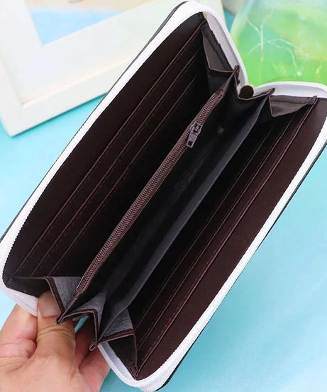 Chainsaw Man Anime PU Leather Multi-Layer Wallets Cosplay Portable Wallet Coin Bag Zipper Purse Gift