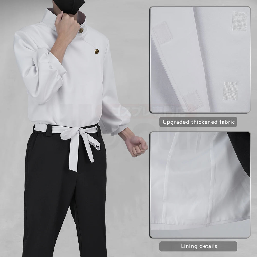 Anime Jujutsu Kaisen High School Uniform & Wig Cosplay Costume 3