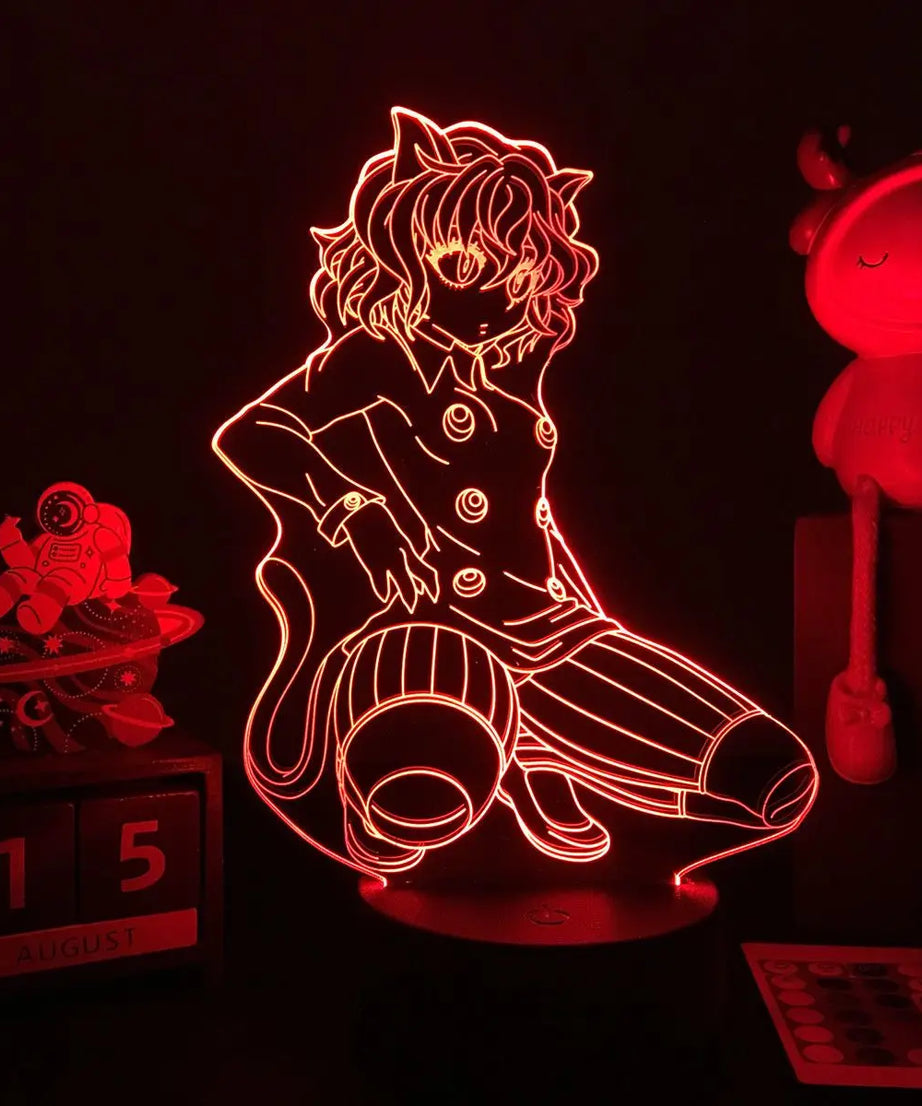 HUNTER Night Light Anime Peripherals Personality Creativity Killua Sissoe Table Lamp Desktop Decoration Bedroom holiday gift