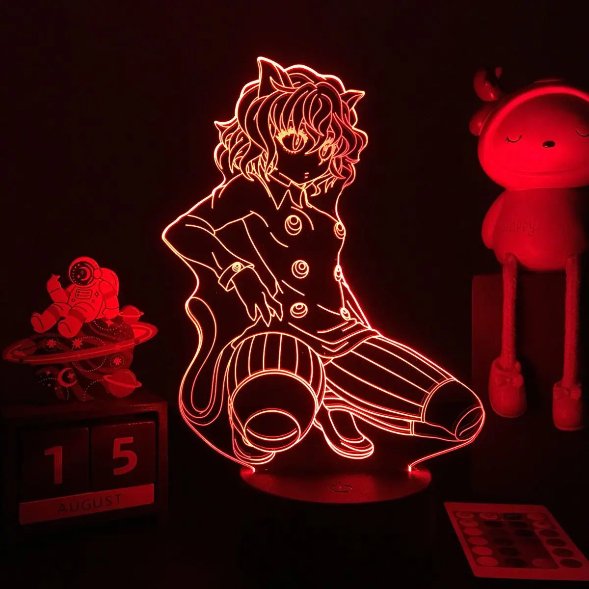 HUNTER Night Light Anime Peripherals Personality Creativity Killua Sissoe Table Lamp Desktop Decoration Bedroom holiday gift
