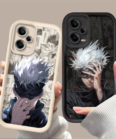 Jujutsu Kaisen Satoru Gojo Case For Xiaomi Redmi Note 13 14 12 11 Pro Plus 5G 12S 11S 10S 10 9 Redmi 14C 13C 12C 12 4G A3 A3X