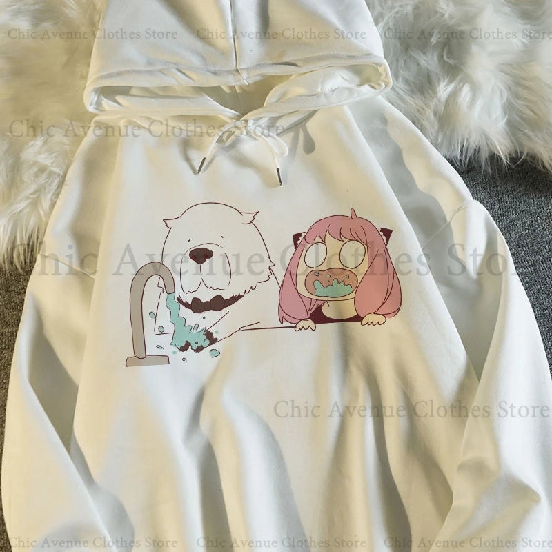 Spy x Family Series Anime Print Graphic Hoodie – Unisex Long Sleeve Pullover 7