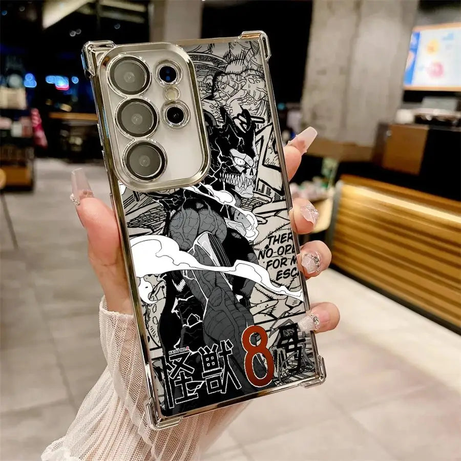 Kaiju No.8 Monster Form Phone Case for Galaxy S20 S21 S23 S24 FE S22 S23 S24 S25 Plus S22 S23 S24 S25 Ultra
