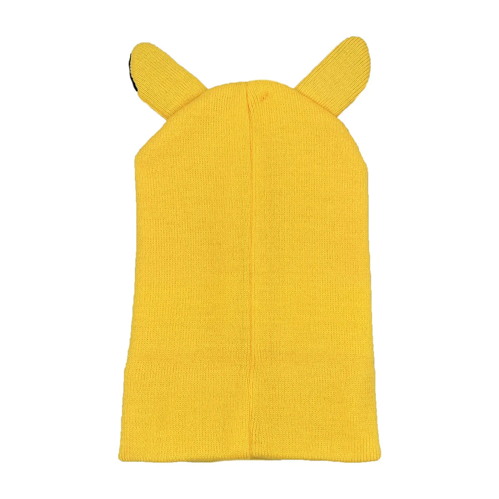 Pokémon Pikachu Embroidered Beanie — Cute Ears Knitted Hat 4