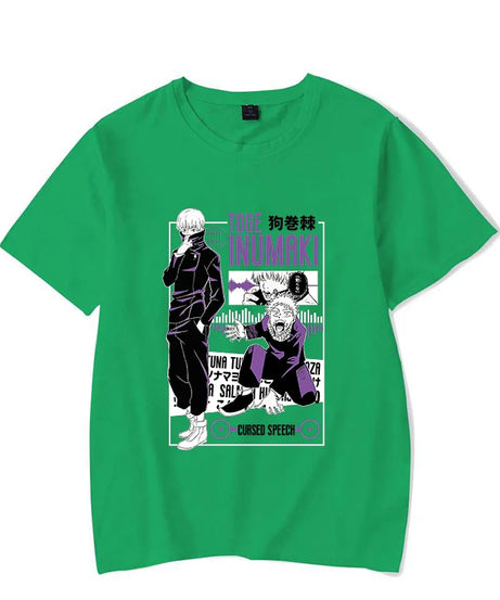 Hot Anime Inumaki Toge Graphic Short Sleeve T-Shirts For Women Men Shirts Loose T-Shirt Casual Summer T-Shirts Plus Size Tops