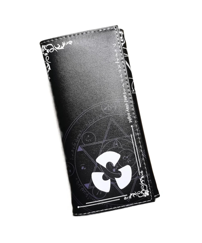 Anime Fate/stay Night Long Women Wallets Money Clip Men Card Holders Purse