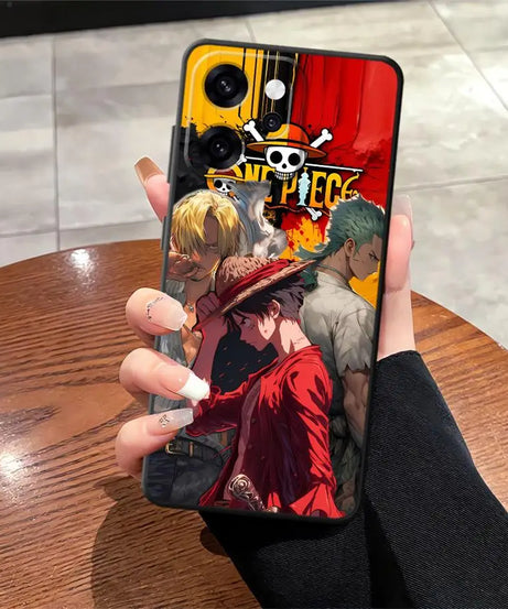 Anime Luffy Zoro Phone Cover Case for Oppo A76 A96 A84 A78 A98 F9 F11 F29 A83 A93 A74 Reno 4F 5 6 7 8 10 11 14