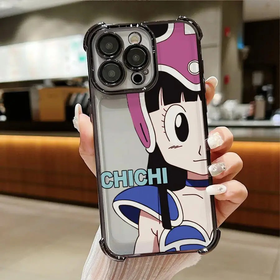 Dragon Ball Anime Phone Case – Cute Cartoon Soft Shell for iPhone 11–16 Pro Max