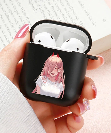 Anime Chainsaw Man Airpods Case for Apple Airpods Pro 2 1 2 3 Protective Denji Makima Aki Pochita Airpods Pro Case