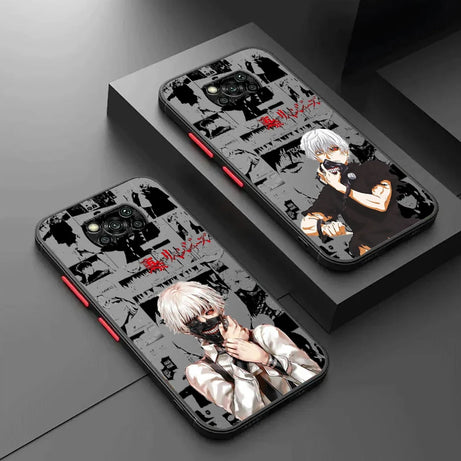 Tokyo Ghoul Anime Translucent For Xiaomi Mi Poco X5 X4 X3 M6 M5S M5 M4 M3 F5 F4 F3 GT Pro 5G Phone Case Funda