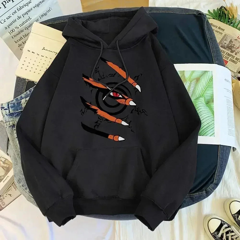 Anime Naruto Obito Uchiha Tobi Printed Hoodie – Soft Casual Pullover Sweatshirt for Men & Women