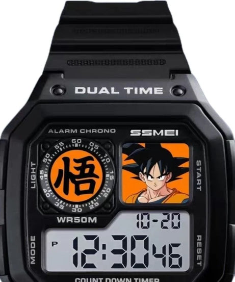 Dragon Ball Goku Digital Sports Watch – Waterproof Anime Wristwatch