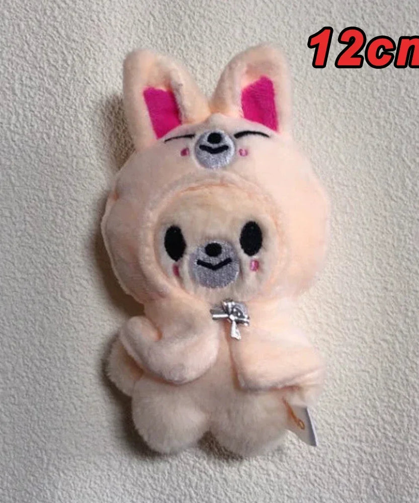 300style 10/22cm Skzoo Plush Bag Toy Kawaii Stray Wolf Plush Cartoon Stuffed Animal Doll Kawaii Toy Room Decor Children Gift