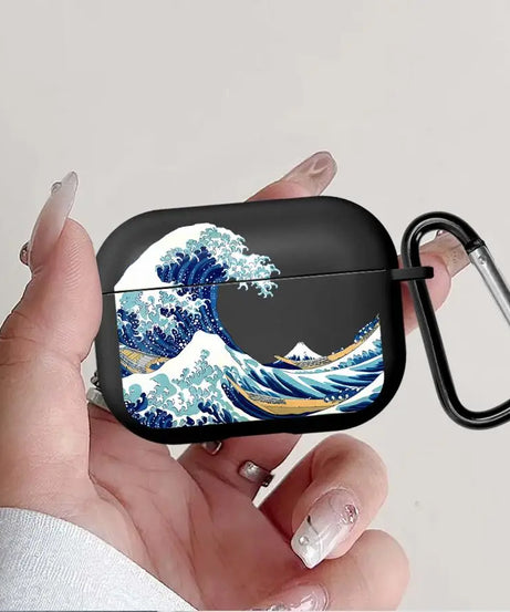 Minimalist Wave Earphone Cases Cover Case For Airpods Pro Pro3 2 4 1 3 Pro2