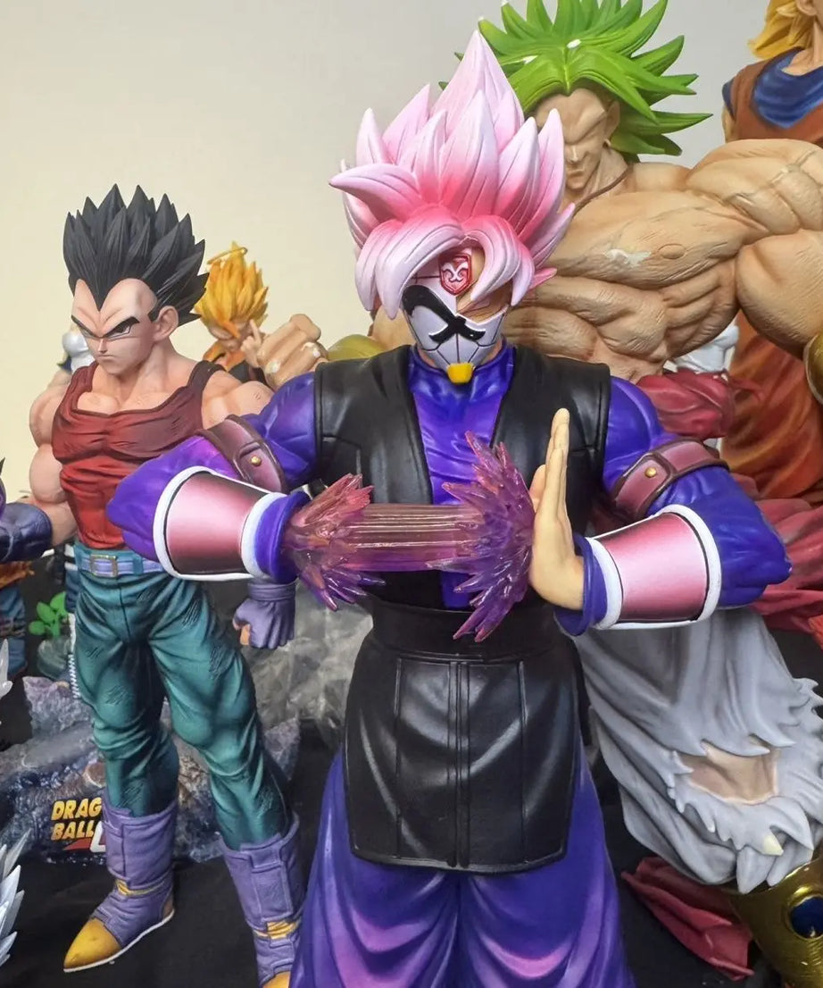 Dragon Ball Anime Son Goku Figure 31cm Super Saiyan Rose Goku Figurine Pvc Gk Statue Model Collection Room Decora Desk Toys Gift