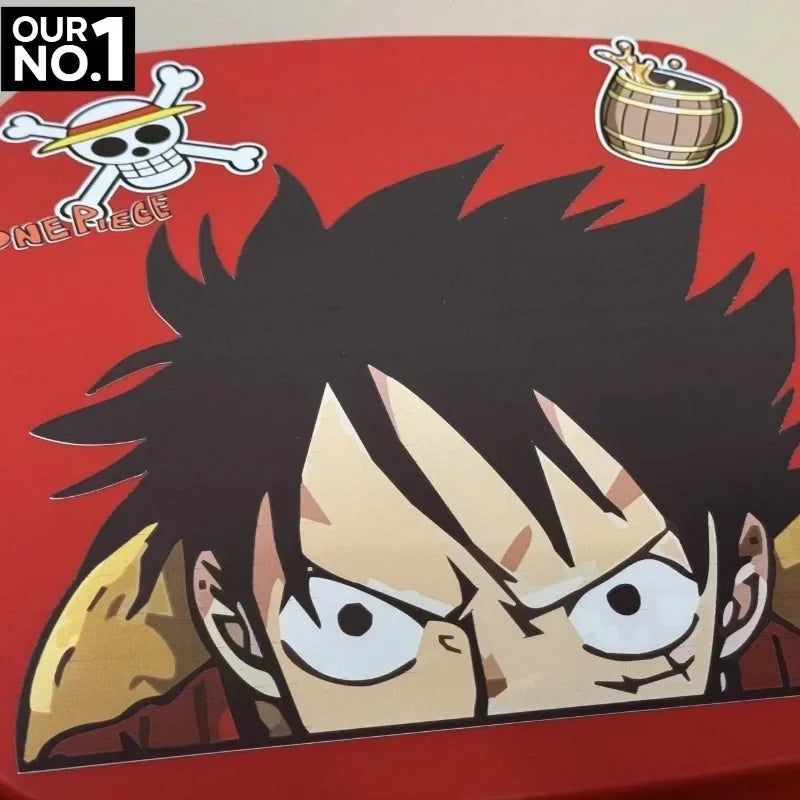 One Piece Luffy Zoro Trash Can Cute Home Large Large Capacity Creative Fashion Personality Portable Trash Can Kawaii