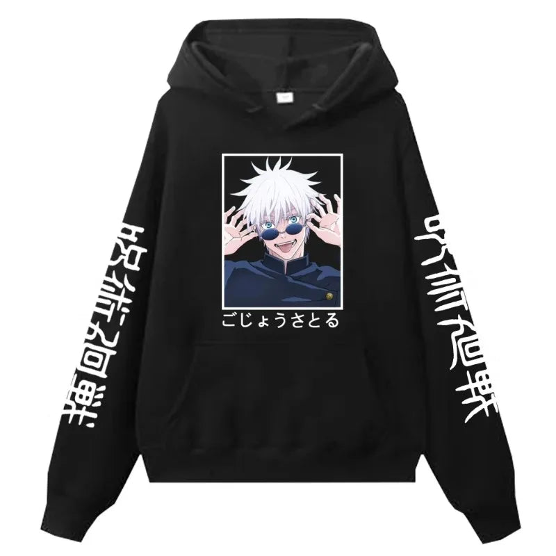 Jujutsu Kaisen Gojo Satoru Manga Graphic Hoodie Harajuku Streetwear