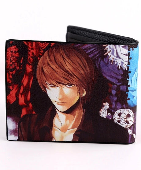 Anime Death Note L·Lawliet Short PU Leather Wallet Yagami Light Purse