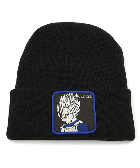 Autumn Winter Dragon Ball Knitted Cap Son Goku Vegeta  Warm Beanies Hat Adult Unisex Outdoor Embroidery Bonnet Christmas Gifts