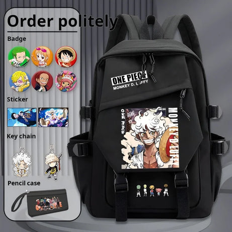 One Piece Luffy Schoolbag – Trendy & Spacious