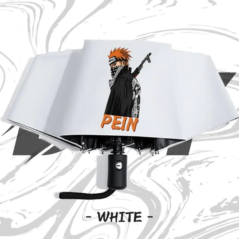 Naruto anime peripheral automatic umbrella Naruto Namikaze Minato Uchiha Itachi Kakashi Haruno Sakura sunshade umbrella gift