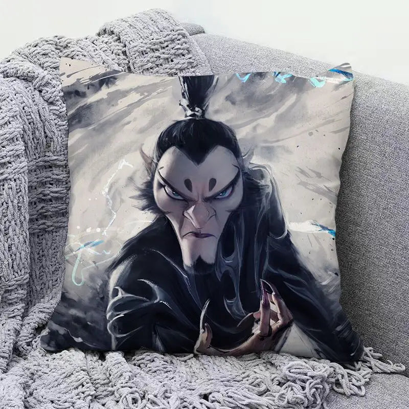 Ne Zha anime peripherals pillows cute personality creative fashion living room sofa bedroom cushions holiday gift