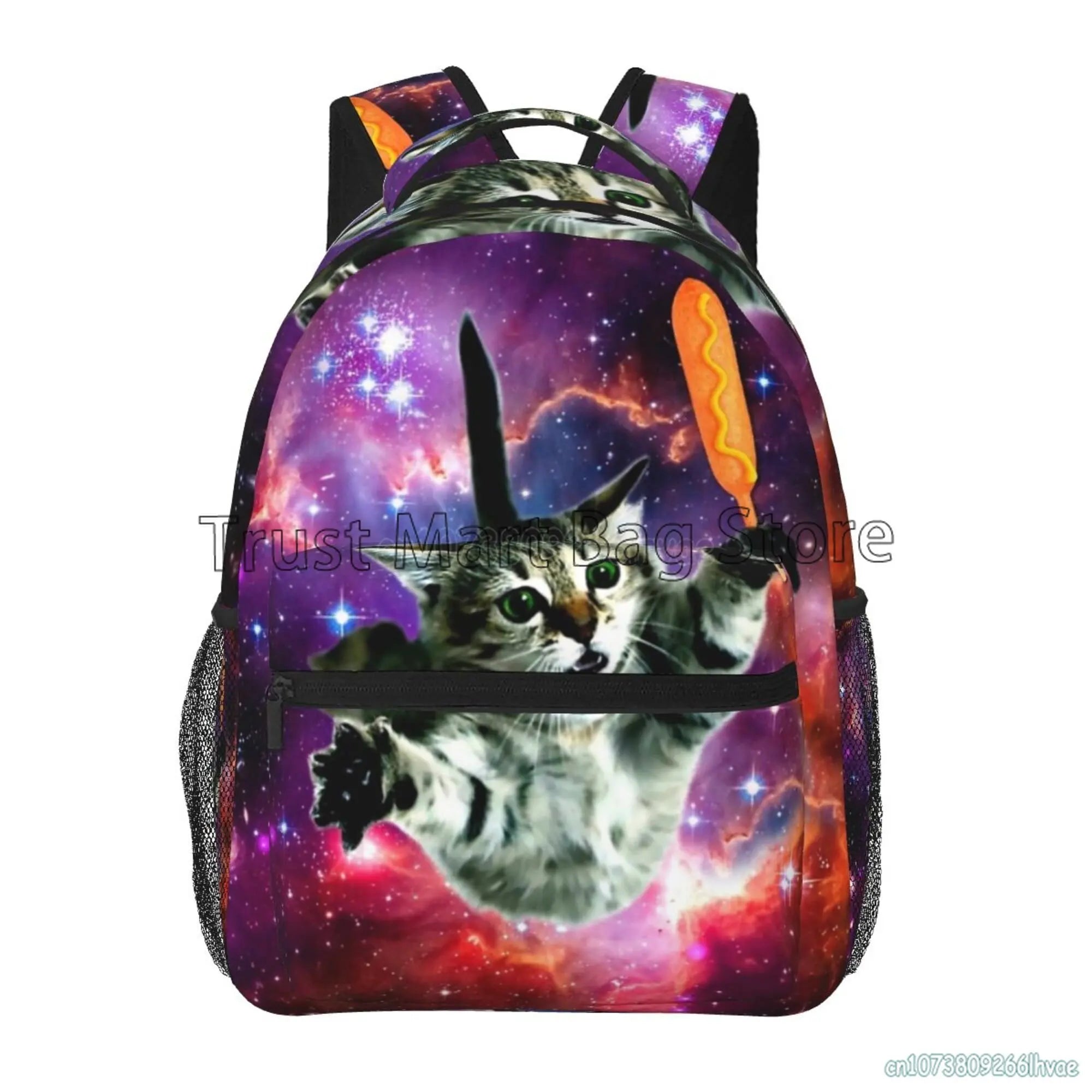 Anime Neko Atsume Women Backpack Mochila for Girls Boys Travel Rucksack Cute Cat Printing Shoulder Bag for Teenages