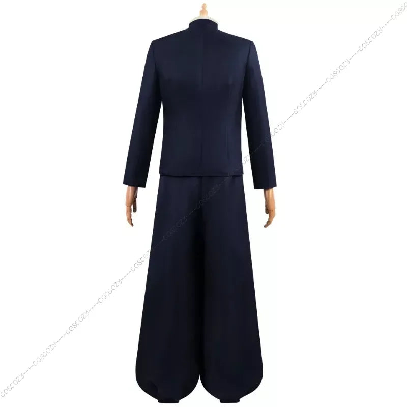 Anime Jujutsu Kaisen Geto Suguru Cosplay Costume – Tokyo Jujutsu High Uniform Suit & Wig Set 5