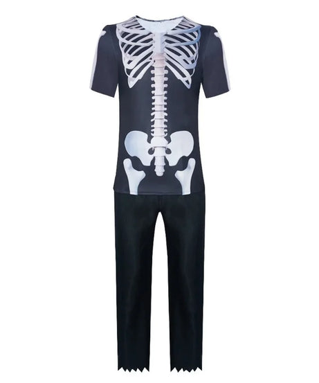 One Piece Brook Cosplay Costume Full Set - Soul King Skeleton Suit with Anime Halloween Party Uniform for Men Women holiday gift