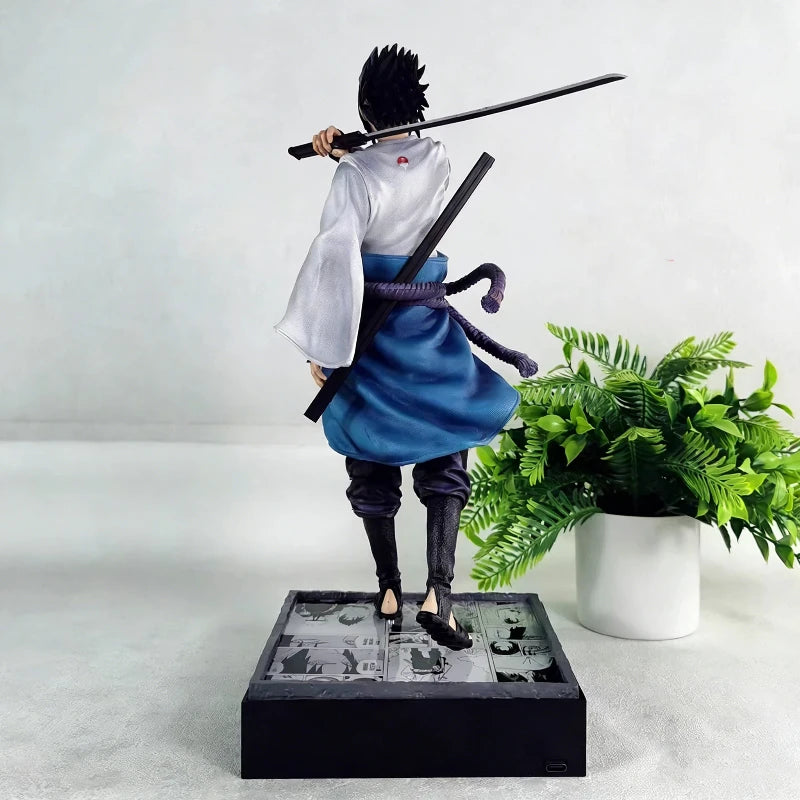 Naruto Sasuke (Curse Mark) Light-Up PVC Figure — 35cm Statue 6