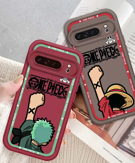 Roronoa Zoro Eye Ladder Case – One Piece Soft TPU Cover for Pixel 9–7A Pro 5G