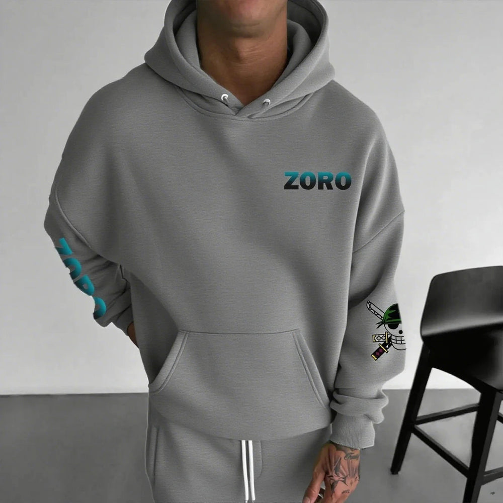 One Piece Zoro Hoodie — Graphic Print Pullover 5