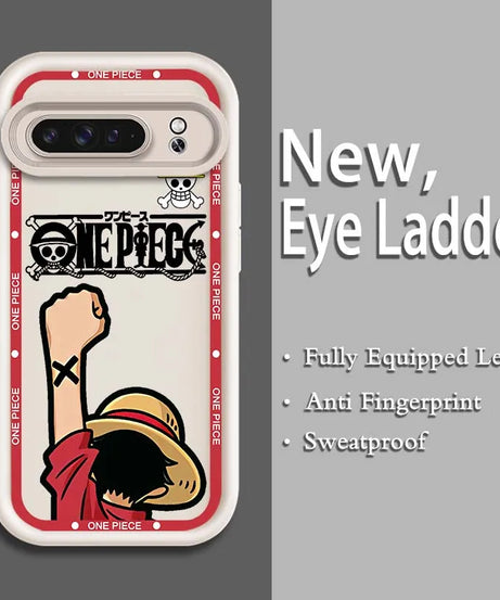 Roronoa Zoro Eye Ladder Case – One Piece Soft TPU Cover for Pixel 9–7A Pro 5G