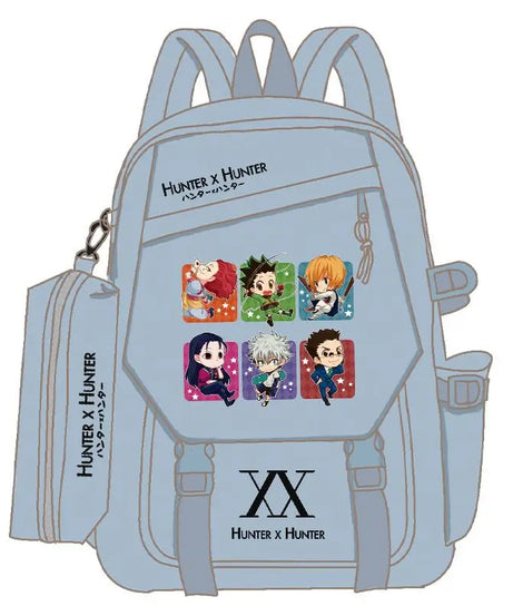 HUNTER ‌Killua Zoldyck Hisoka anime peripheral fashion backpack personality simple student schoolbag holiday gift kawaii