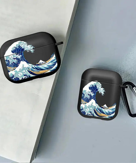 Minimalist Wave Earphone Cases Cover Case For Airpods Pro Pro3 2 4 1 3 Pro2