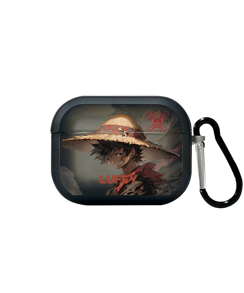 Anime One Piece Luffy Zoro Earphone Case For AirPods 4th 3rd 2nd Pro Pro2 Headphone Headset Wireless Protection Cover Funda