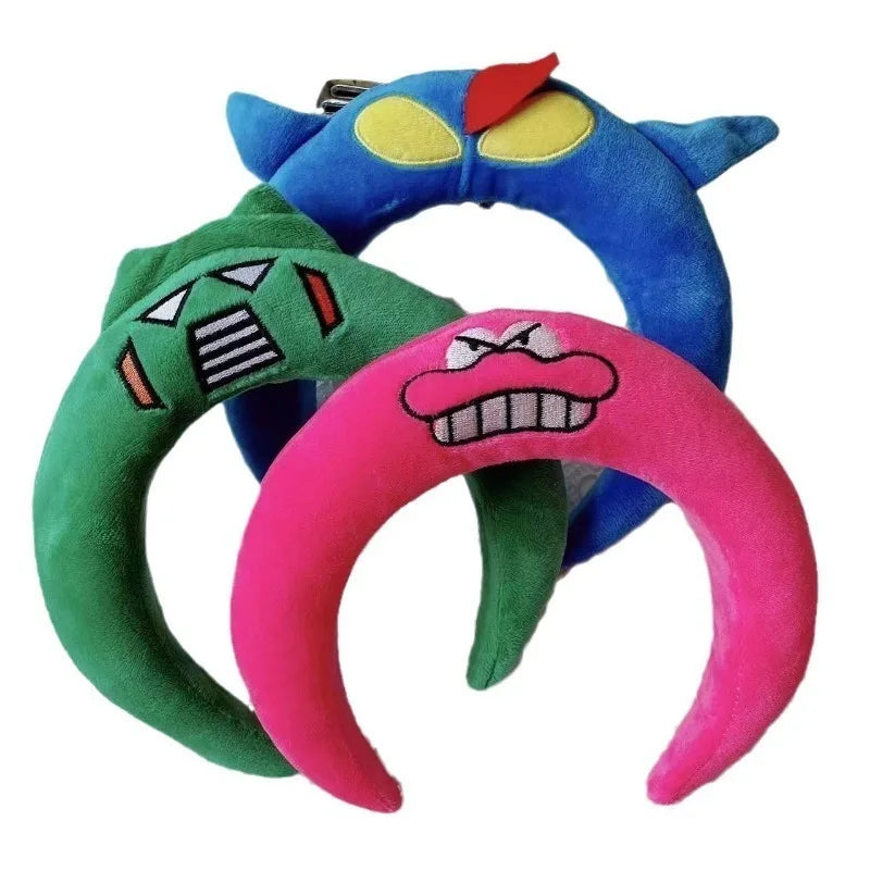New Style Crayon Shinchans Headband Pajama Shinchan Nohara Shiro Kantamu Action Kamen Hair Decorations Hairpin Wholesale