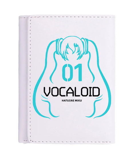 Hatsune Miku Anime Peripheral Zipper New PU Wallet Handsome Personality Boy Print Coin Purse Short Card Pack Holiday Gift