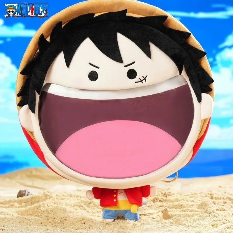ONE PIECE Luffy Zoro Plush Pain Bag  Girl Backpack Peripheral Two-dimensional Storage Backpack Animation Messenger Bag