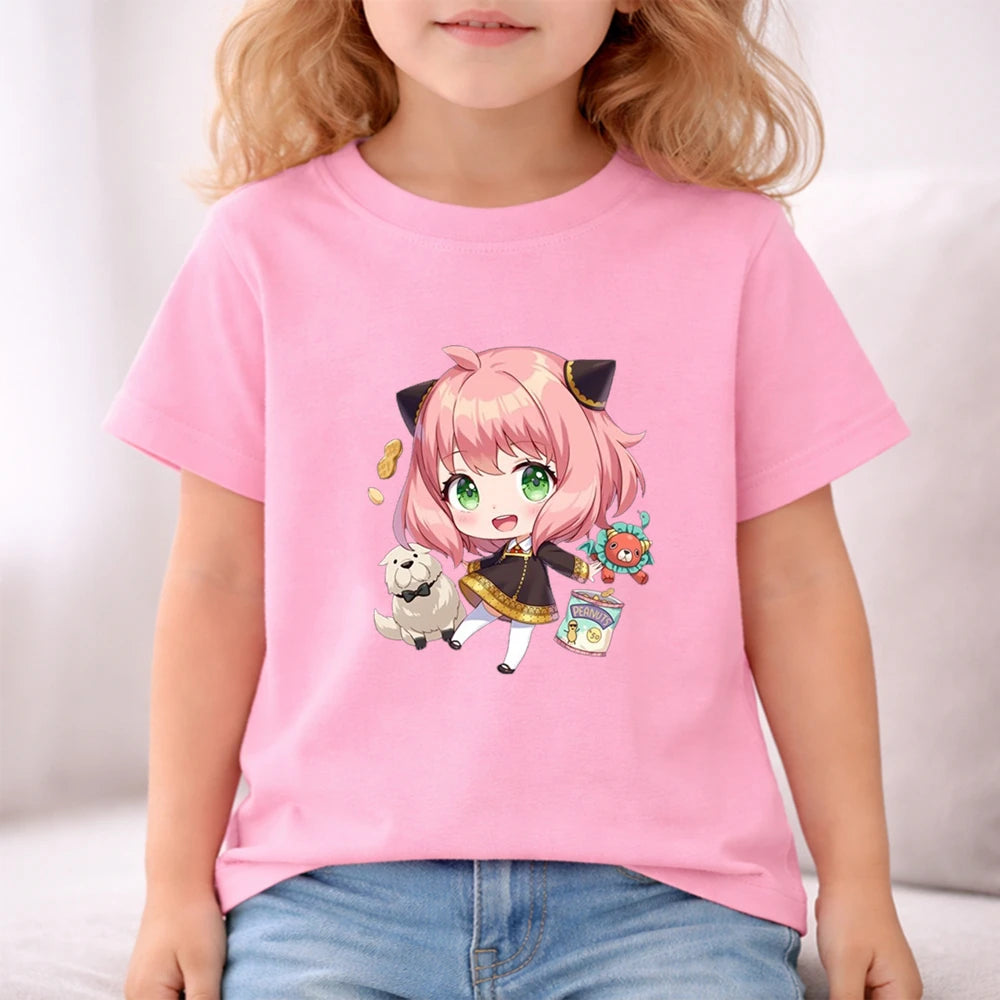 Spy x Family Anya Forger Kids T-Shirt & Shorts 2-Piece Summer Outfit Set 2