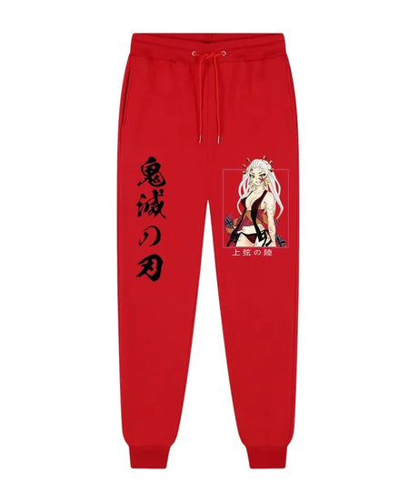 Anime Demon Slayer printed trousers men's comfortable fleece pants jogging men's trousers casual versatile sweatpants S-3XL