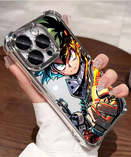 Deku Bakugo Anime Case For Samsung Galaxy A56 A55 A54 A52 A53 5G A36 A34 A35 A33 A50 A73 A26 A25 A16 A06 Clear Soft Phone Cover