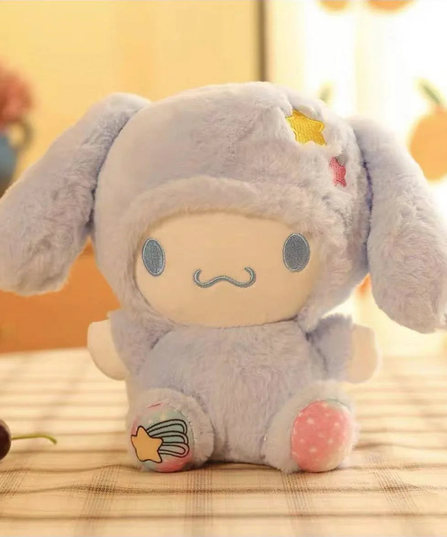 Sanrio 25Cm Anime Kuromid Toys Kawaii Mymelody Cinnamorol Plush Soft Stuffed Animals Doll Plushie Pillow Xmas
