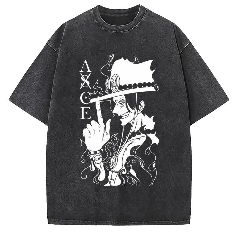 One Piece Vintage-Washed T-Shirt — Unisex Graphic Tee 3