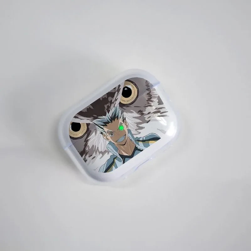 Haikyuu Volleyball Anime Transparent TPU Case for Airpods  Pro 2 1 3 Soft Silicone Cover Air Pods4 1/2/3Earphone Cover