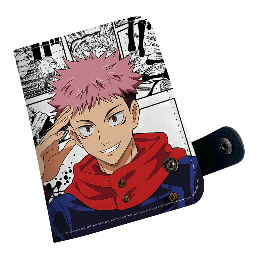 Cool Anime Jujutsu Kaisen  Wallet Comics HASP Short Purse for Boys