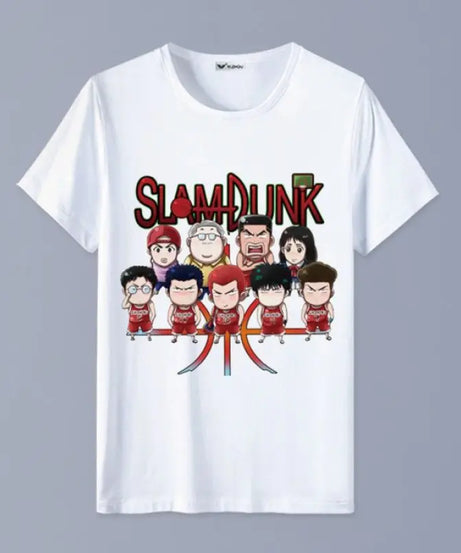 Slam Dunk T-shirt Sakuragi Hanamichi Akagi Haruko Rukawa Kaede Mitsui Hisashi Ryota anime basketball short-sleeved clothes gift