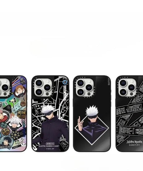 Jujutsu Kaisen Mirror Phone Case – Anti-Fall Anime iPhone 16 Pro Max