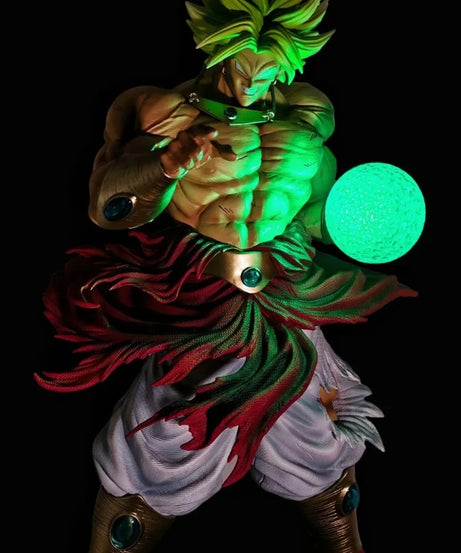 Dragon Ball JT 50cm Super Saiyan Broly Action Figures GK Assembly Model Kit Large Sculpture Desktop Ornament Anime Toy Boy Gift