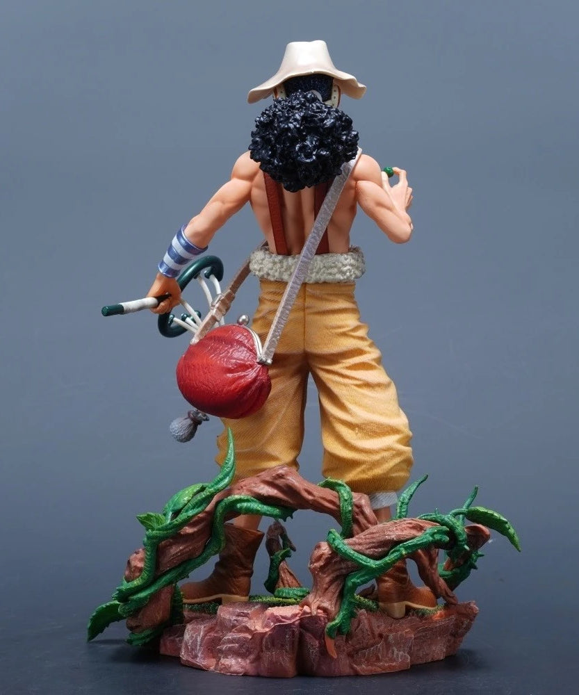 25cm/9.84in Anime One Piece Figure Usopp Action Figures Pvc Statue Desktop Ornamen Collection Model Toys Gifts